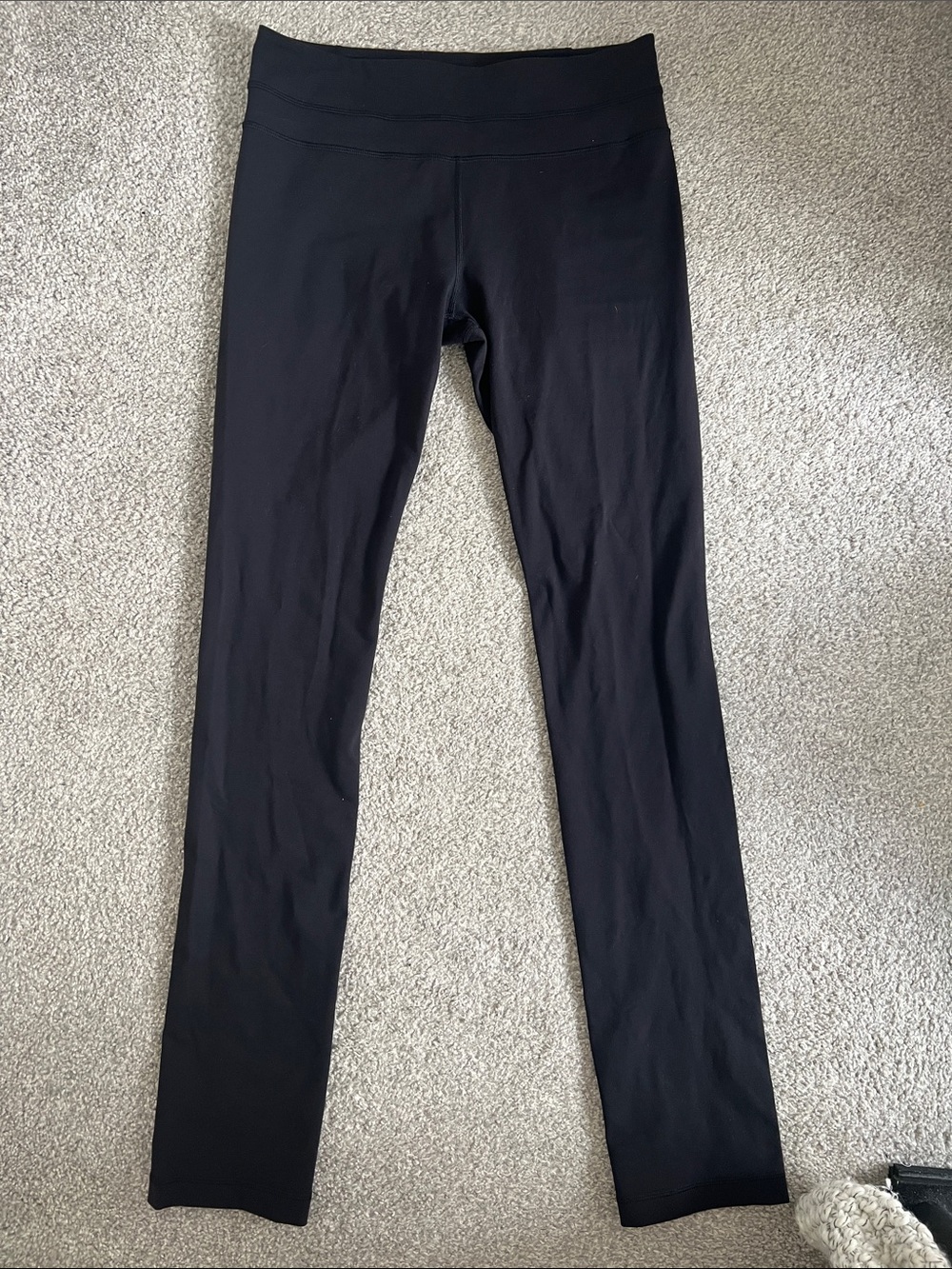 Women's Black High-Rise Performance Leggings—Long